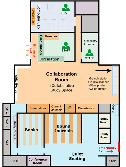 Chemistry Library Floor Plan